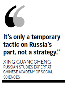 Russia sets its eyes on the West