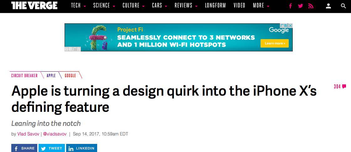 美國(guó)人管iPhone X的“齊劉海”叫什么？