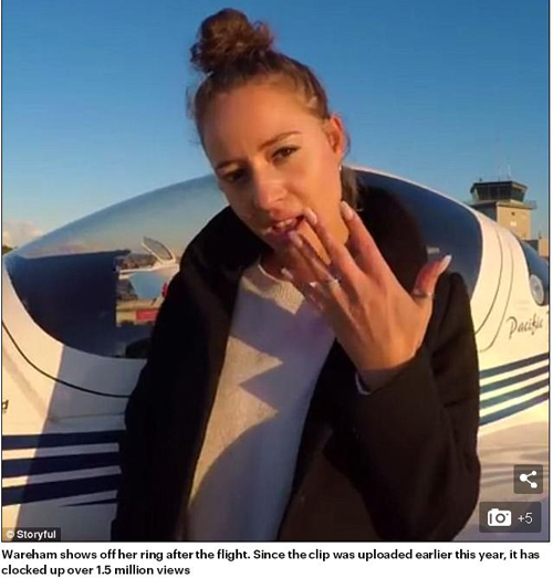 男子開飛機(jī)佯裝出事故　上演“驚悚”求婚