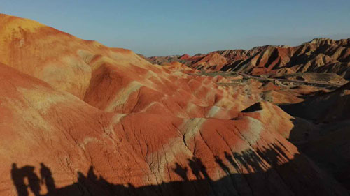 The wonderful landscape of Danxia
