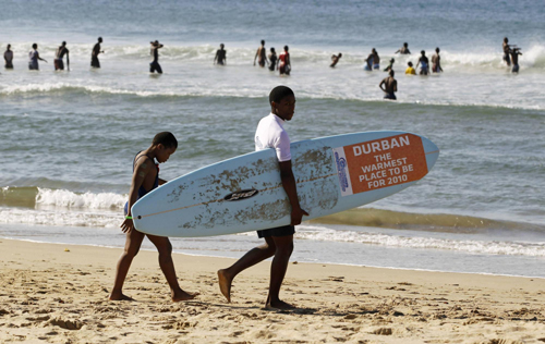 Enjoy a sunny day at Durban beach